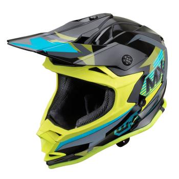 Motokrosová helma W-TEC V321 Barva Fluo Moonlight, Velikost S (55-56)