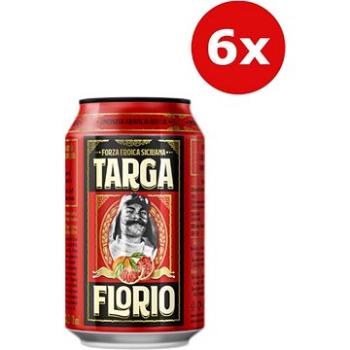 Targa Florio Krvavý pomeranč 6x 0,33l plech (8595231214491)