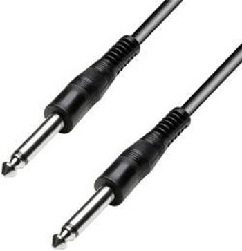 Instrumentální kabel JACK 6,3 mm Paccs, 6 m, low cost, černá