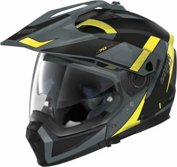 Nolan N70-2 X Skyfall N-Com Slate Grey Yellow/Black 3XL Přilba