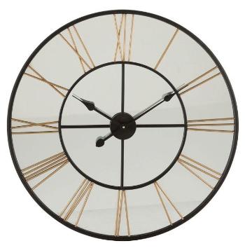 Nástěnné kulaté hodiny římské číslice Modern - Ø 70*5,5 cm 97804