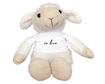 Plyšová ovečka in love