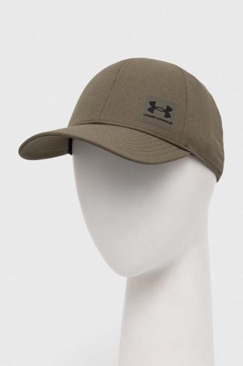 Kšiltovka Under Armour Iso Chill Armourvent zelená barva, hladká