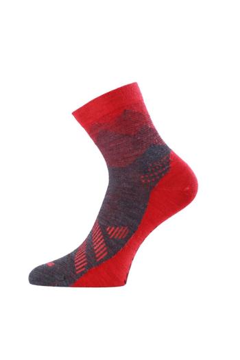Lasting merino ponožky FWS červené Velikost: (46-49) XL