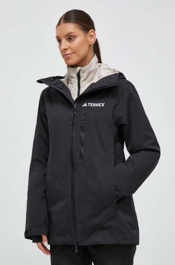 Sportovní bunda adidas TERREX Xperior 3in1 RAIN.RDY černá barva