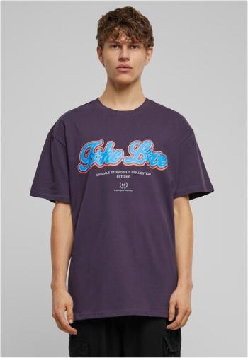 Mr. Tee F*ke L*ve Heavy Oversize Tee purplenight - S