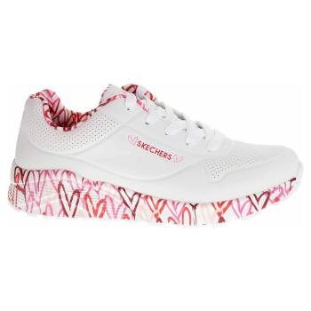 Skechers Uno Lite - Lovely Luv white-red-pink