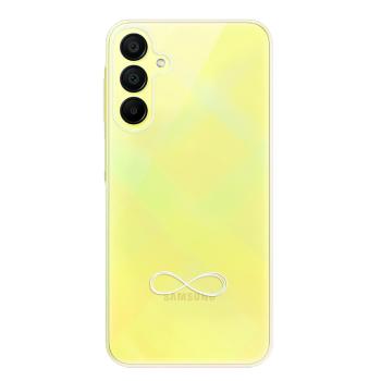 Odolné silikonové pouzdro iSaprio - čiré - Infinity - Samsung Galaxy A15 / A15 5G