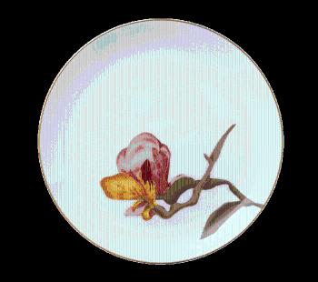 Květinový talíř s magnolií, 27 cm - Royal Copenhagen