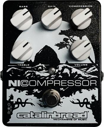 Catalinbread Nicompressor Silver On Black Kytarový efekt