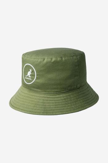 Klobouk Kangol Cotton Bucket zelená barva, bavlněný, K2117SP.OLV-OLIVE