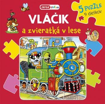 Vláčik a zvieratká v lese - Šamalíková Pavlína