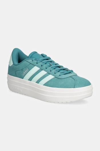 Boty adidas VL COURT BOLD tyrkysová barva, IH4778