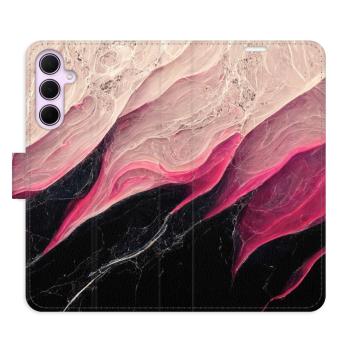 Flipové pouzdro iSaprio - BlackPink Marble - Samsung Galaxy A55 5G