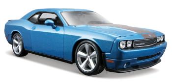 Maisto 2008 Dodge Challenger SRT8, metal modrá, 1:24