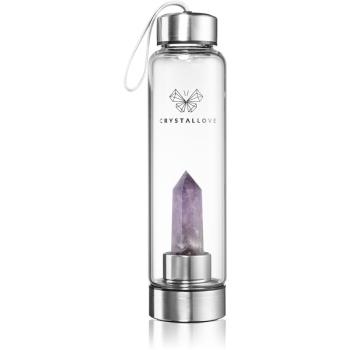 Crystallove Bottle Amethyst lahev na vodu 550 ml