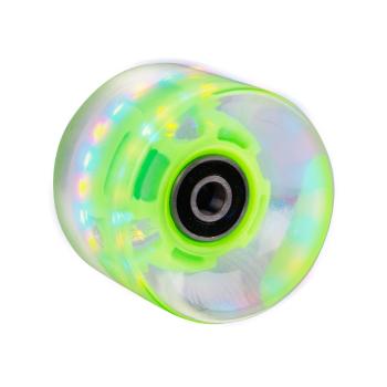 Svítící kolečko na penny board 60*45 mm vč. ložisek ABEC 7  zelená