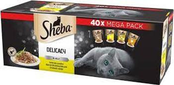 SHEBA DELICACY - 40 x 85g  - DRŮBEŽÍ výběr