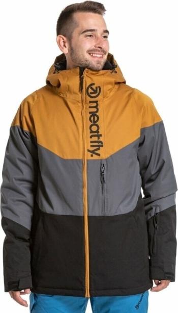 Meatfly Hoax Premium SNB & Ski Jacket Wood/Dark Grey/Black L Lyžařská bunda