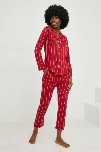 Pyžamo Answear Lab červená barva