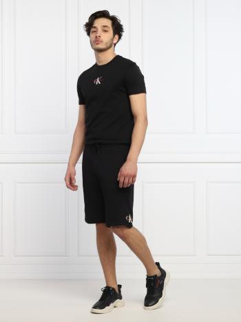Calvin Klein pánské černé teplákové šortky - XL (BEH)