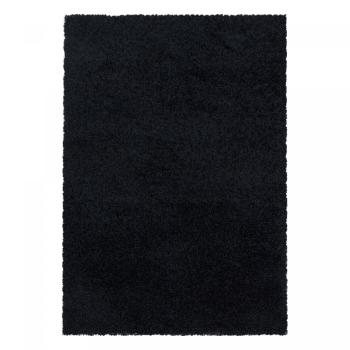 Ayyildiz koberce  80x150 cm Kusový koberec Sydney Shaggy 3000 black - 80x150 cm Černá
