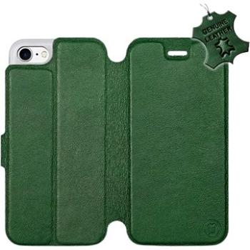 Flip pouzdro na mobil Apple iPhone 7 - Zelené - kožené -   Green Leather (5903226525256)