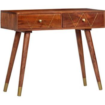 Konzolový stolek 90x35x76 cm masivní akáciové dřevo (286174)