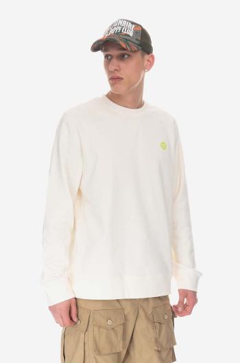 Bavlněná mikina Wood Wood Tye Sweatshirt 10255604-2424 OFF WHITE béžová barva, melanžová