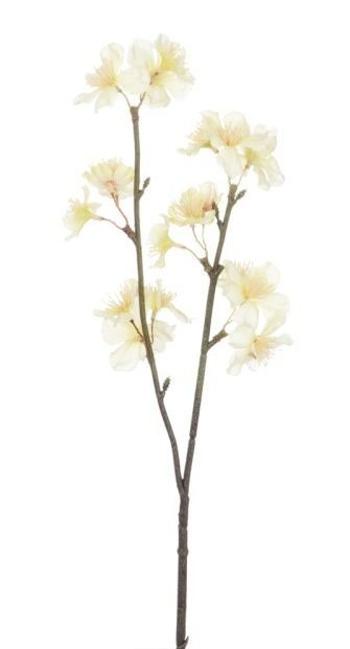 Větvička se žluto-bílými květy Julien - 8*5*46 cm 51733