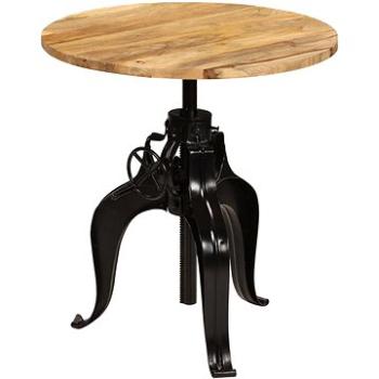 Barový stůl z masivního mangovníkového dřeva 75x(76–110) cm (245268)