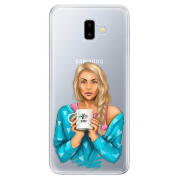 Odolné silikonové pouzdro iSaprio - Coffe Now - Blond - Samsung Galaxy J6+