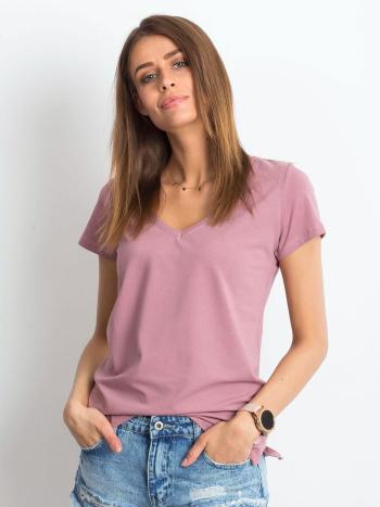 DÁMSKÉ RŮŽOVÉ TRIČKO RV-TS-4837.28P-PINK Velikost: XS