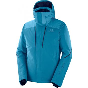 Salomon STORMSEASON JKT M Pánská lyžařská bunda, modrá, velikost XXL