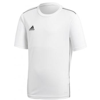 adidas CORE18 JSY Y Juniorský fotbalový dres, bílá, velikost 140