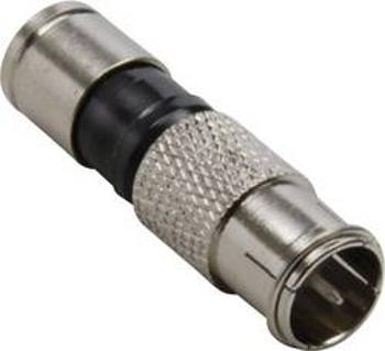 Kompresní F zástrčka Quick TRU COMPONENTS 1582453, průměr lanka: 7.4 mm, 1 ks