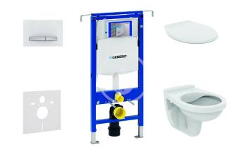 GEBERIT Duofix Set předstěnové instalace, klozet Alpha se sedátkem, tlačítko Sigma50, alpská bílá 111.355.00.5 NR8