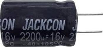 Kondenzátor elektrolytický, 2200 µF, 35 V, 20 %, 32 x 16,5 mm