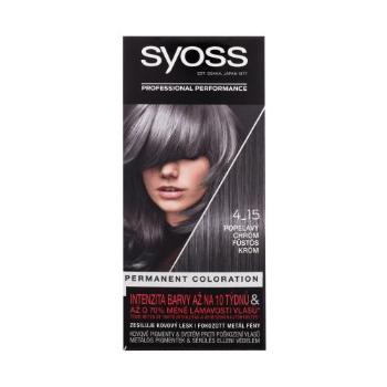 Syoss Permanent Coloration 50 ml barva na vlasy pro ženy 4-15 Dusty Chrome na barvené vlasy