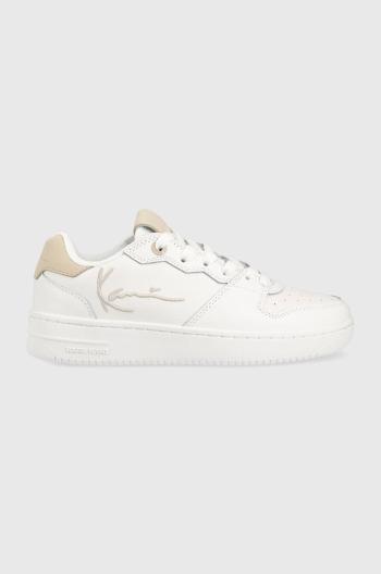 Kožené sneakers boty Karl Kani KK 89 LOW LOGO bílá barva, 1180919 KKFWW000218