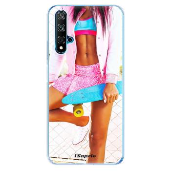 Odolné silikonové pouzdro iSaprio - Skate girl 01 - Huawei Nova 5T