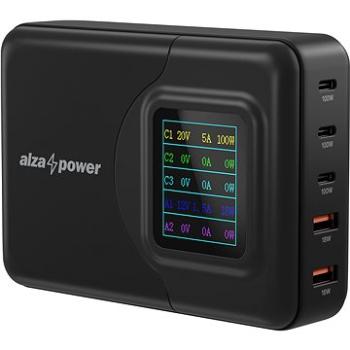 AlzaPower M500 Digital Display Multi Ultra Charger 200W černý (APW-MP2A3CGD1)