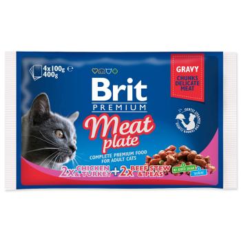 Kapsičky BRIT Premium Cat Meat Plate 400 g
