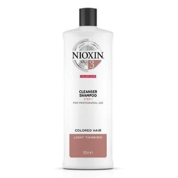 Nioxin Čisticí šampon pro jemné barvené mírně řídnoucí vlasy System 3 (Shampoo Cleanser System 3) 1000 ml, 1000ml