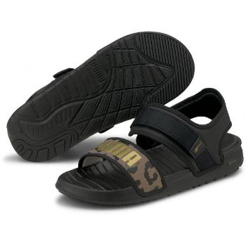 Puma SOFTRIDE SANDAL WNS LEO  Dámské sandály, černá, velikost 38