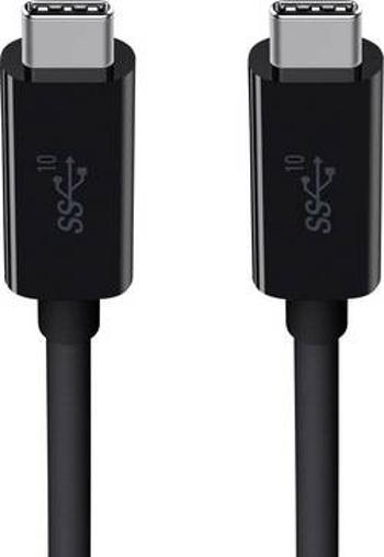 USB 3.0 kabel Belkin F2CU052bt1m-BLK F2CU052BT1M-BLK, 1.00 m, černá