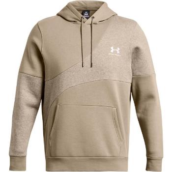 Under Armour ESSENTIAL Pánská mikina, béžová, velikost