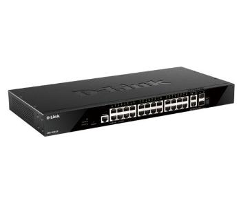 D-Link 24 ports GE + 2 10GE ports + 2 SFP+ Smart Managed Switch, DGS-1520-28