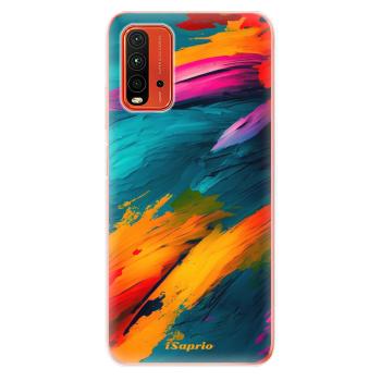 Odolné silikonové pouzdro iSaprio - Blue Paint - Xiaomi Redmi 9T