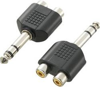 Jack / cinch audio Y adaptér SpeaKa Professional SP-7870188, černá